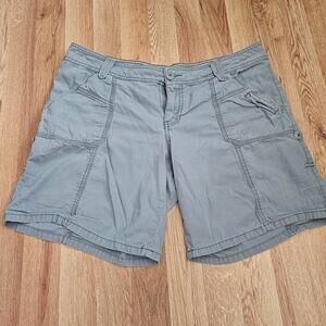 Mossimo Supply Co Utility Cargo Shorts Gray Size 11 Low Rise Cotton Casual